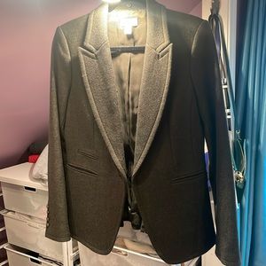 Hunter green wool blazer